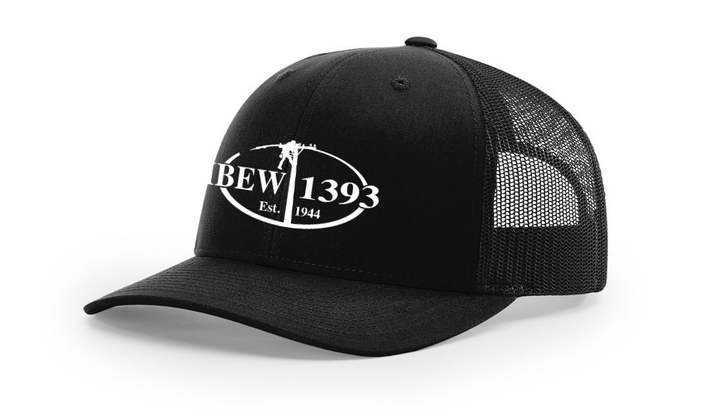 IBEW LINEMAN 1393 AMERICAN EST 1944 MADE HAT CAP