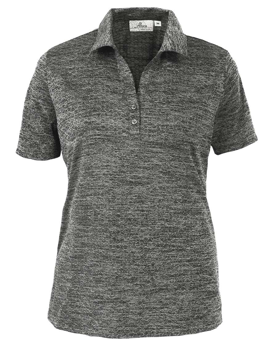 308-HJK Women's Honeycomb Jacquard Polo