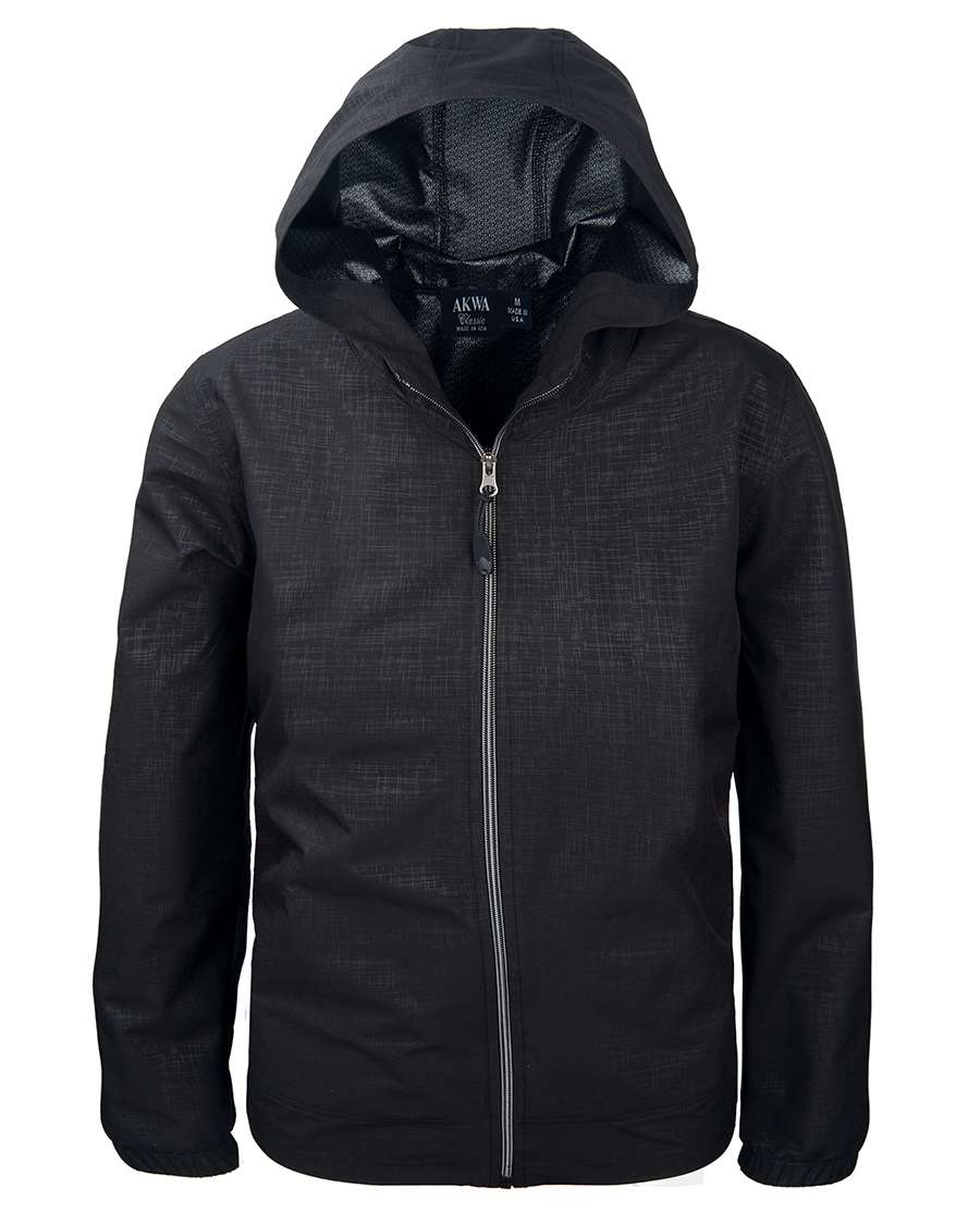 9306-WBK Men's Full Zip Wind Jacket