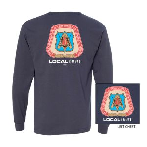 CARPENTERS YOUR LOCAL HERE SERVICE EMPLOYEES USA MADE UNION PRINTED MENS LONG SLEEVE T-SHIRT 5060