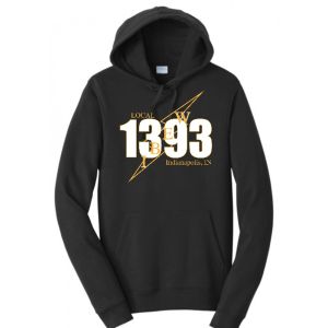 IBEW LOCAL1393 HEAVY HOODED SWEATSHIRT HOODIE DESIGN 4 USA MADE UNION PRINTED L9521