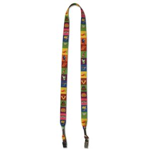 U.S.A. Made Lanyard w/Double Clip Ends