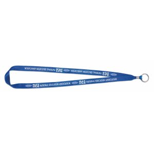 USA Made-Union Printed Lanyard w/Ring (5/8" wide)