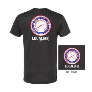 IUOE INTERNATIONAL UNION OF OPERATING ENGINEERS USA MADE UNION PRINTED MENS TRI BLEND T-SHIRT 5710