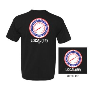 IUOE INTERNATIONAL UNION OF OPERATING ENGINEERS USA MADE UNION PRINTED MENS T-SHIRT 5040