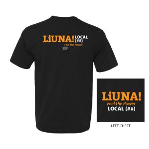 LABORERS' INTERNATIONAL UNION OF NORTH AMERICA MENS T-SHIRT SHORT SLEEVE 5040