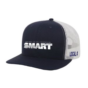 SMART SHEET METAL WORKERS  YOUR LOCAL HERE SERVICE EMPLOYEES UNION MADE CAP TRUCKER HAT