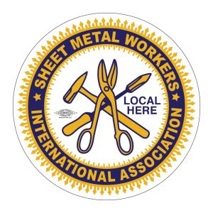 SMART SHEET METAL WORKER PICK YOUR LOCAL STICKER UNION MADE PICK YOUR SIZE AND QUANTITY SW001