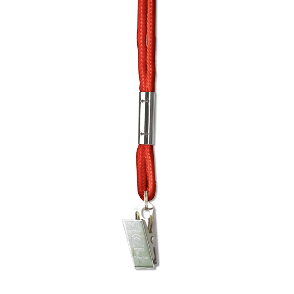 Economy Neck Cord With Bulldog Clip