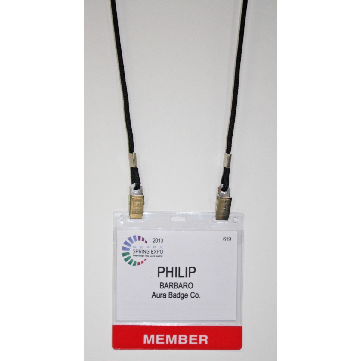 Double Clip Neck Lanyard