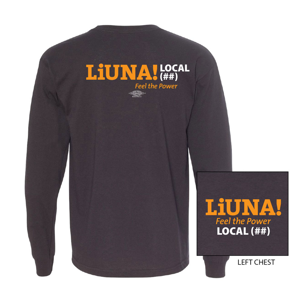 LABORERS' INTERNATIONAL UNION OF NORTH AMERICA MENS T-SHIRT LONG SLEEVE 5060
