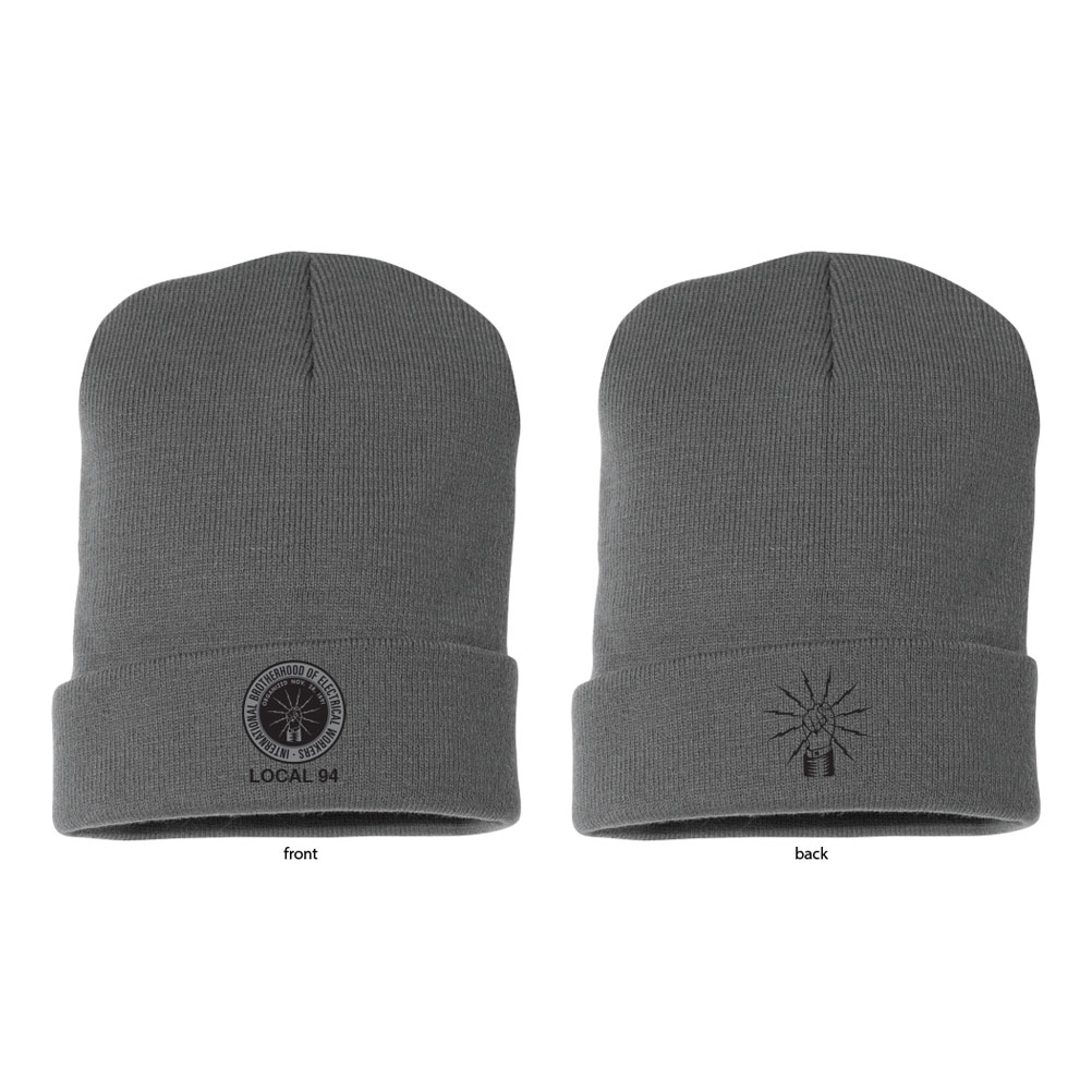IBEW LOCAL 94 CUFFED BEANIE USA MADE 3825