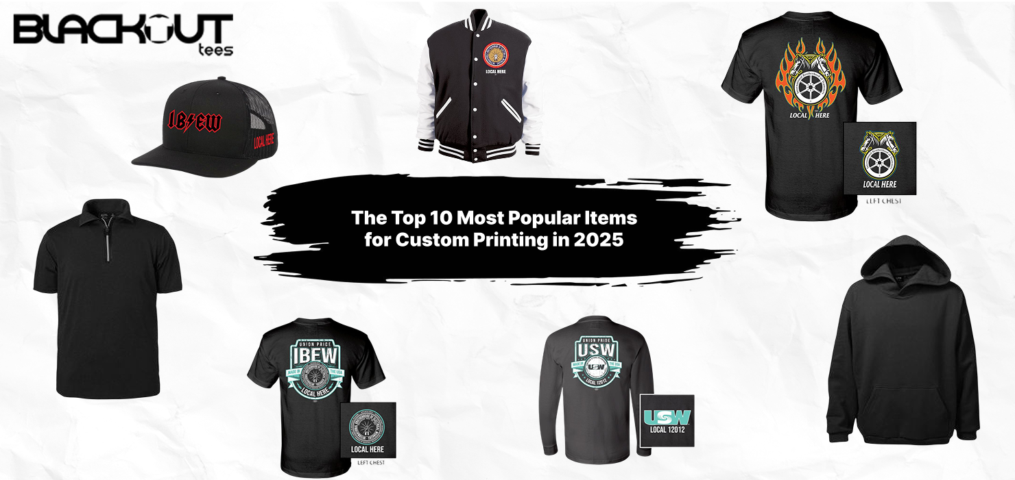 The Top 10 Most Popular Items for Custom Printing in 2025