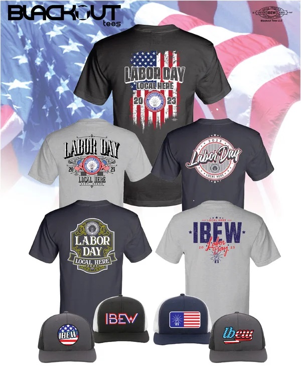 Show Your Union Pride with Stylish IBEW Apparel from Blackout Tees