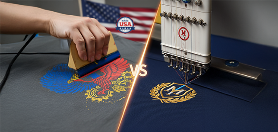 Custom Screen Printing vs. Embroidery: Which Is Right for You?